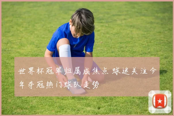 世界杯冠军归属成焦点 球迷关注今年夺冠热门球队走势